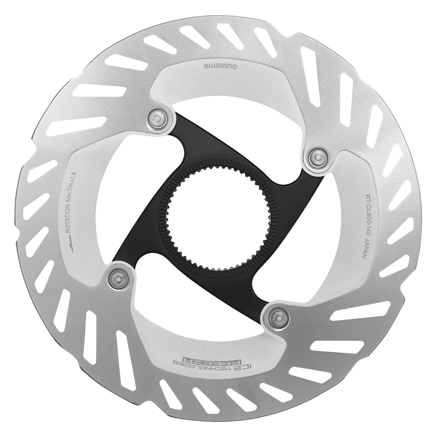 Shimano Ultegra Ice Tech FREEZA 140mm Internal Lockring Bike Disc Brake Rotor RT-MT800