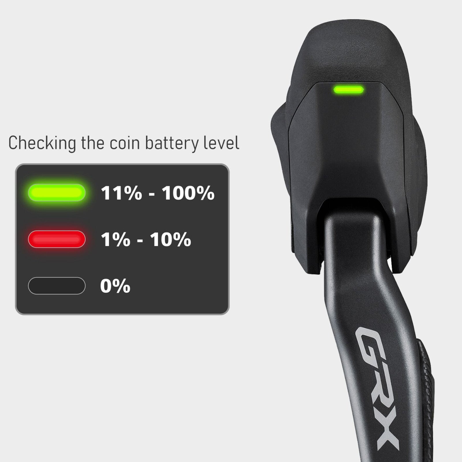 Shimano GRX Di2 ST-RX825 Shift Hydraulic STI Lever 12-Speed RH Rear Hydraulic Disc Bike Brake Calliper & Lever Alternate 3