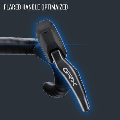 Shimano GRX Di2 ST-RX825 Double STI Bled with BR-RX820 Calliper LH Rear Hydraulic Disc Bike Brake Calliper & Lever Rear Left Double Alternate 4