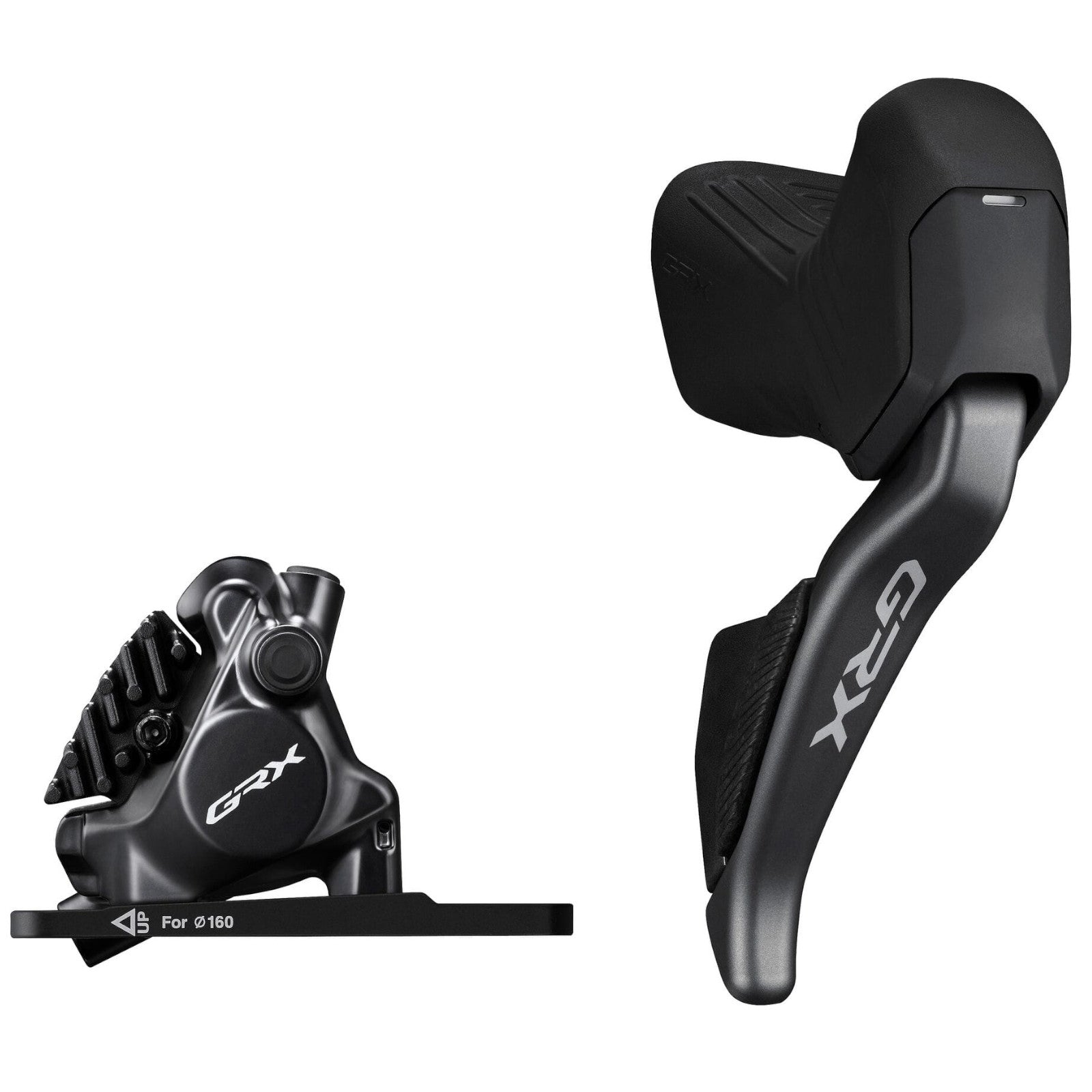 Shimano GRX Di2 ST-RX825 12-Speed STI Bled with BR-RX820 Calliper RH Front Hydraulic Disc Bike Brake Calliper & Lever Front Right 12 Speed