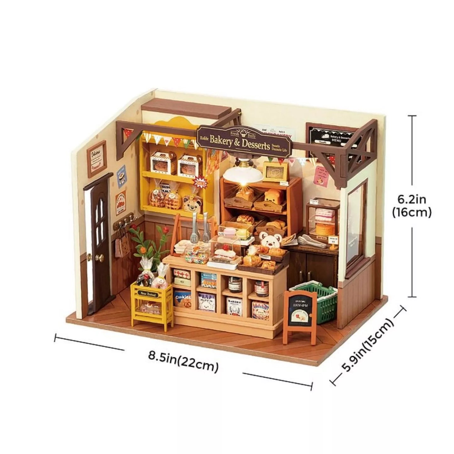 Rolife Becka's Baking House DIY Miniature House Kit 3D Puzzle DG161