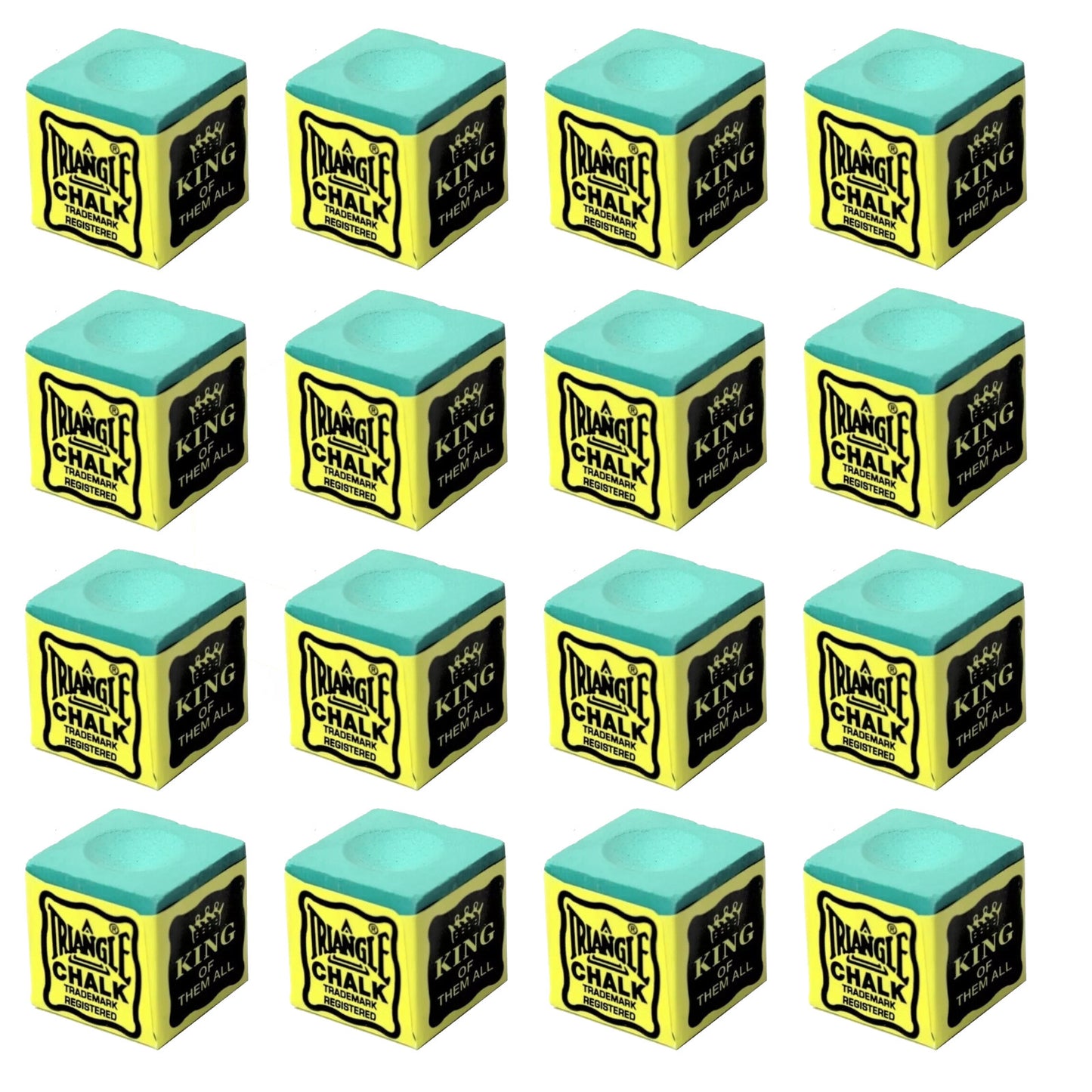 Tweeten Triangle Chalk Green Snooker Pool Billiards Accessory