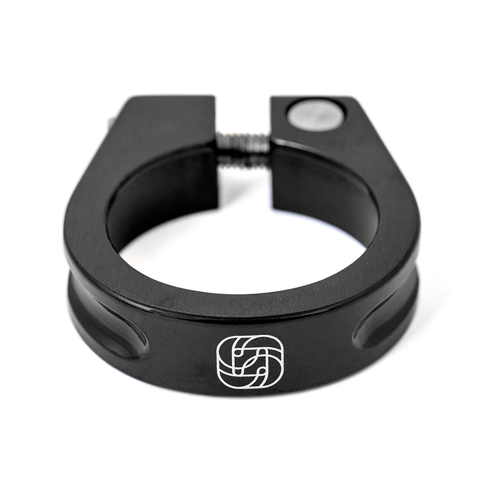 Gusset Clench Seatclamp Black 28.6mm Bike Seat Clamp Alternate 1