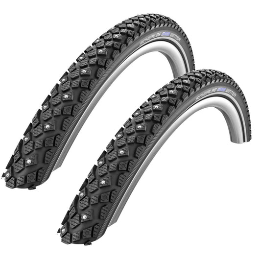 Schwalbe Winter K-Guard Active Line 27.5 x 2.00 Spike Pair 27.5 Inch Bike Tyre Pair of Tyres No Tubes