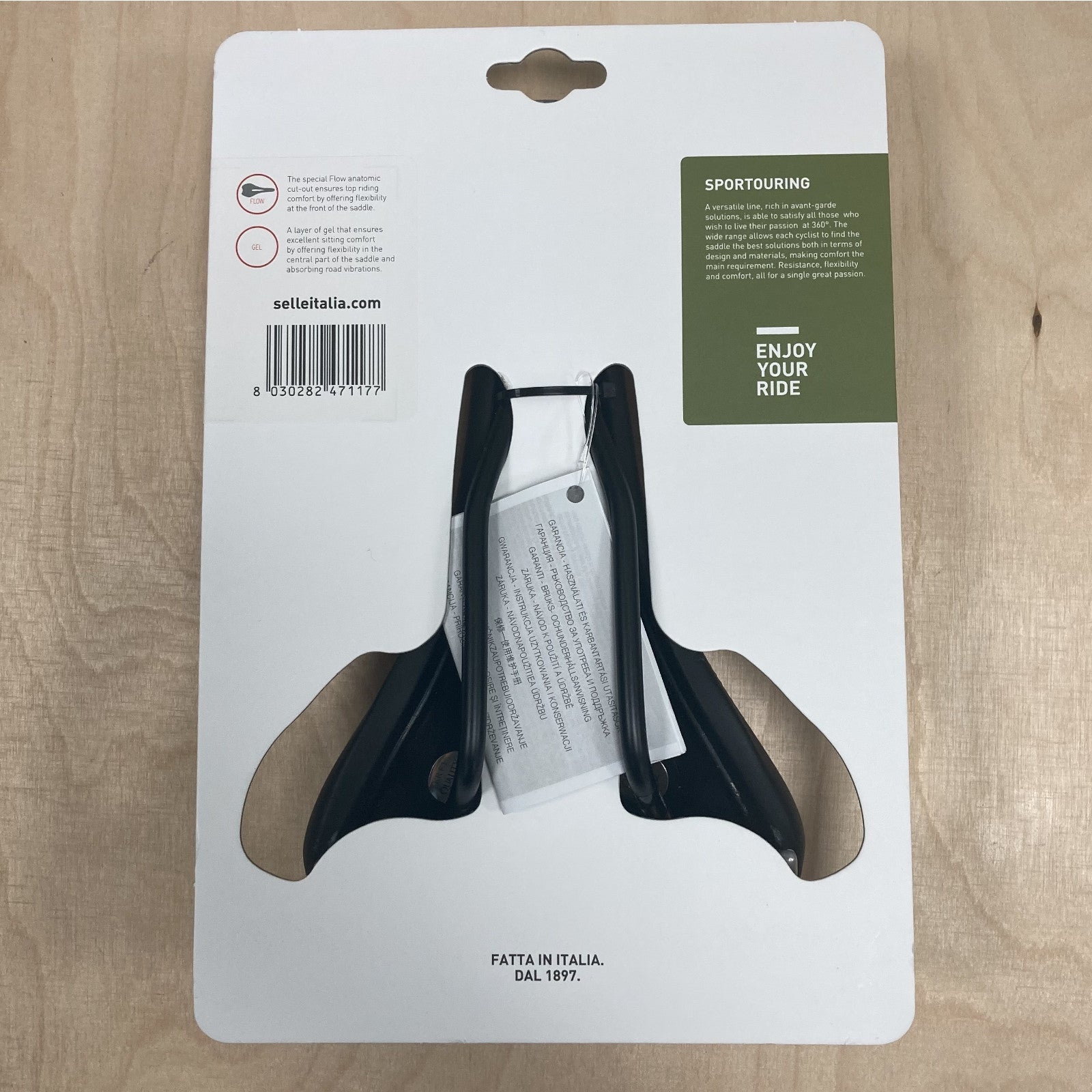 Selle Italia Sport Gel Flow Black S2 Bike Saddle Alternate 3