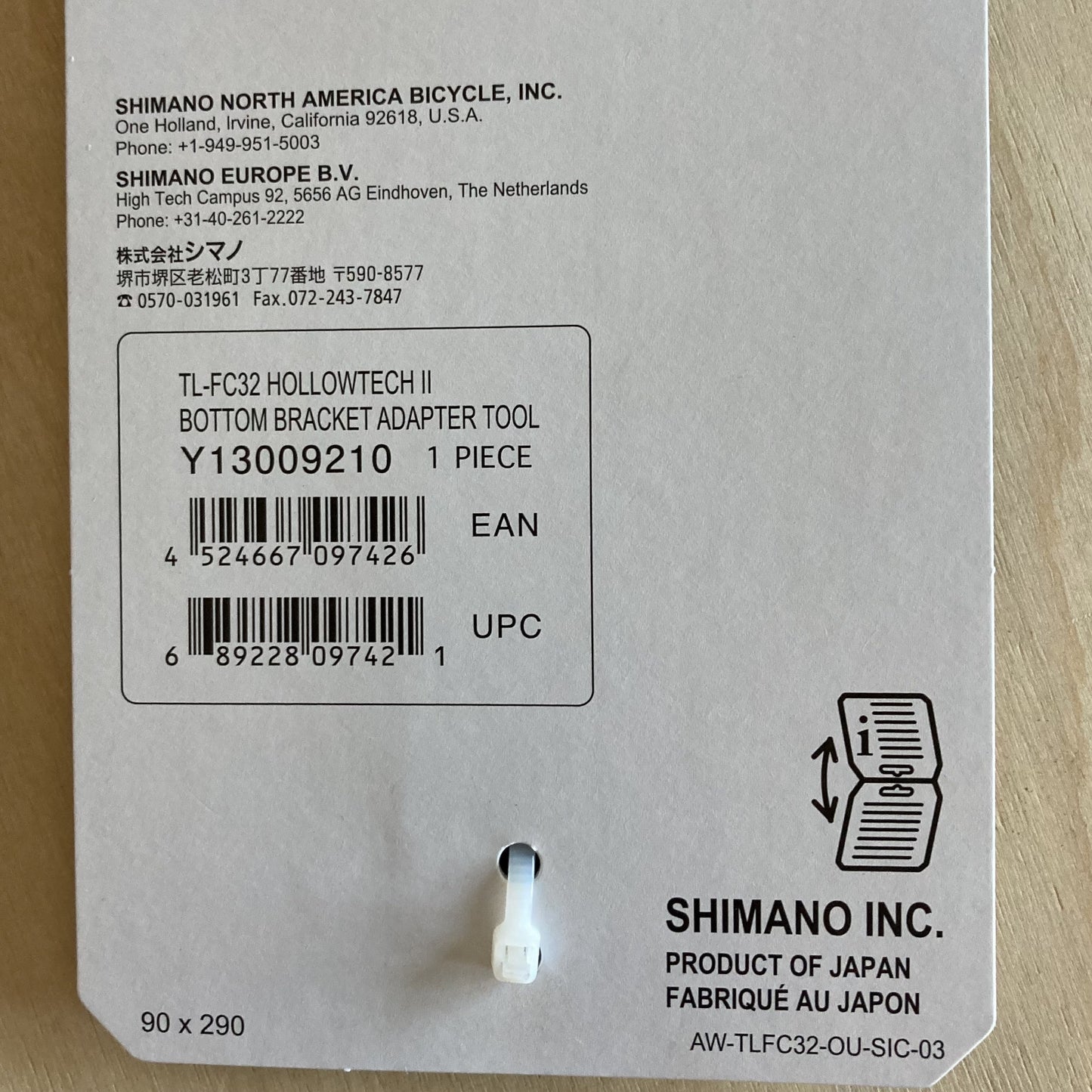 Shimano FC32 HollowTech II Innenlagerschlüssel