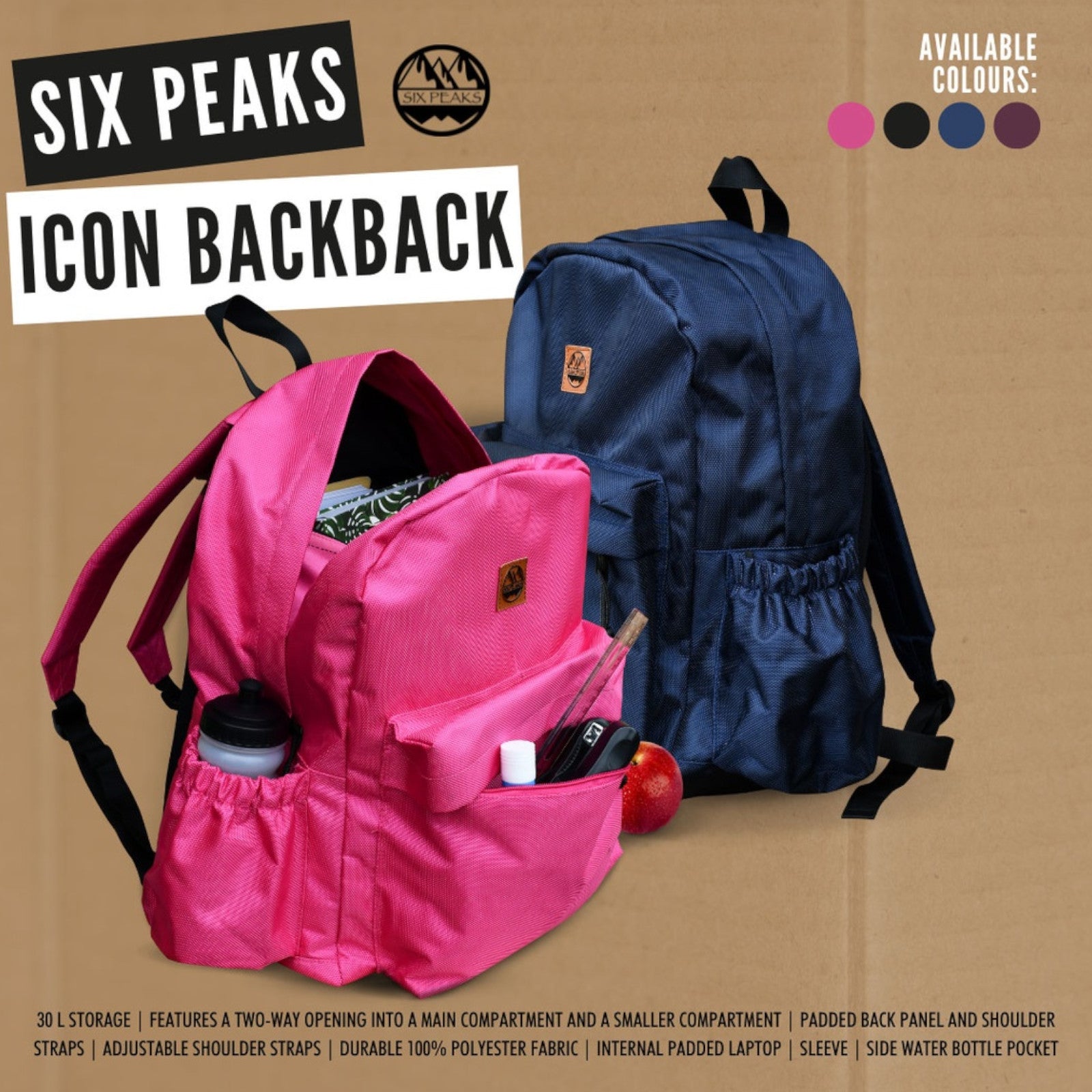 Six Peaks Icon 30L Backpack Alternate 3