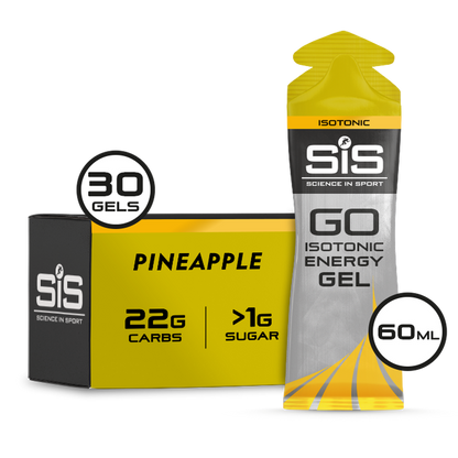 SIS GO Isotonic Energy Gel | Box of 30 x 60ml - Various Flavours