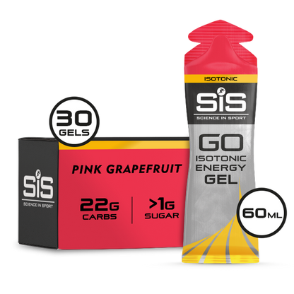 SIS GO Isotonic Energy Gel | Box of 30 x 60ml - Various Flavours