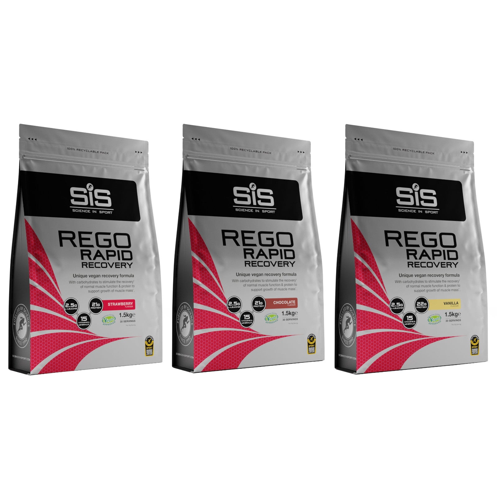 SIS REGO Rapid Recovery Drink Powder 1.5Kg Sports Recovery Powder  Collection