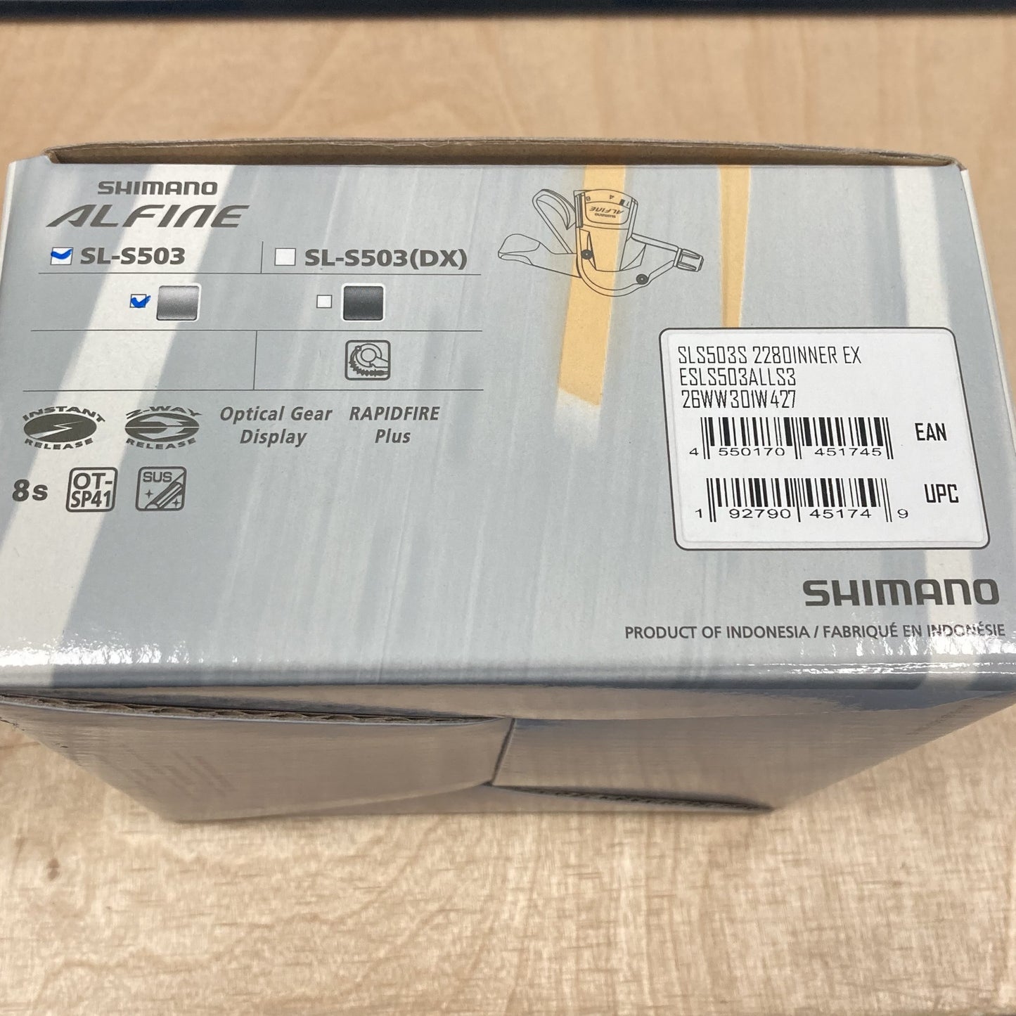 Shimano Alfine 8 Speed Rapidfire 8 Speed Internal Hub Bike Shifter Alternate 4