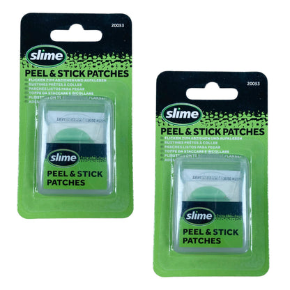 Puncture Repair Pre Glued Patches Slime Skabs 6 Peel & Stick