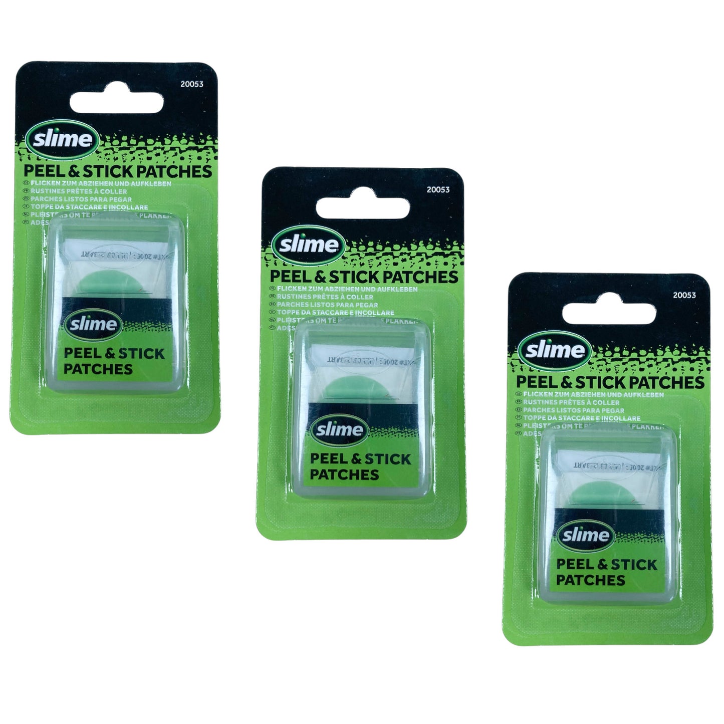 Puncture Repair Pre Glued Patches Slime Skabs 6 Peel & Stick