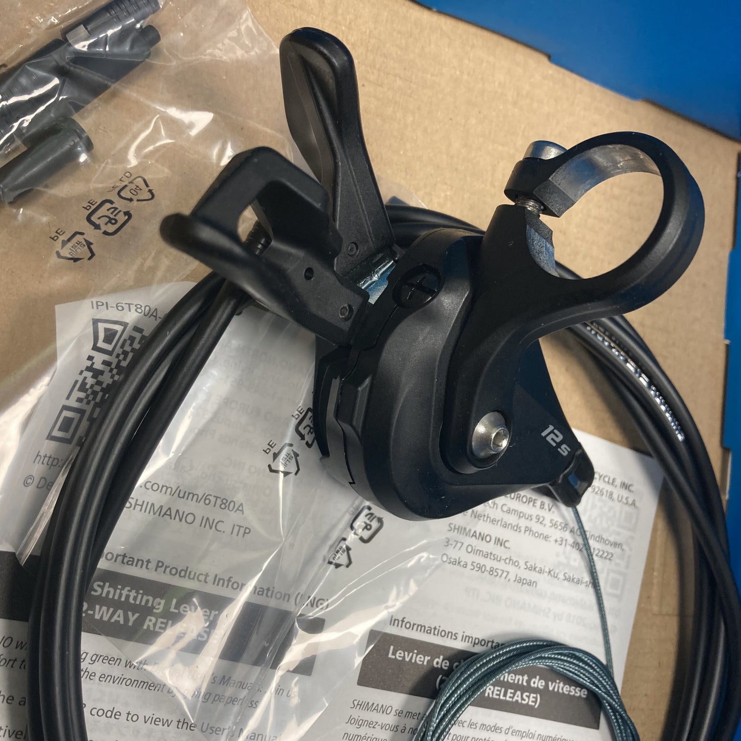 Shimano Deore 12 Speed Shifter Band-On Without Display 12 Speed Rear Bike Shifter Alternate 2