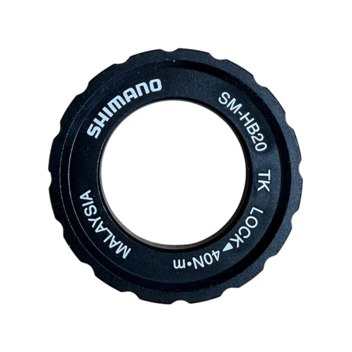 Shimano SM-HB20 15/20mm External Lockring and Washer Bike Disc Brake Rotor