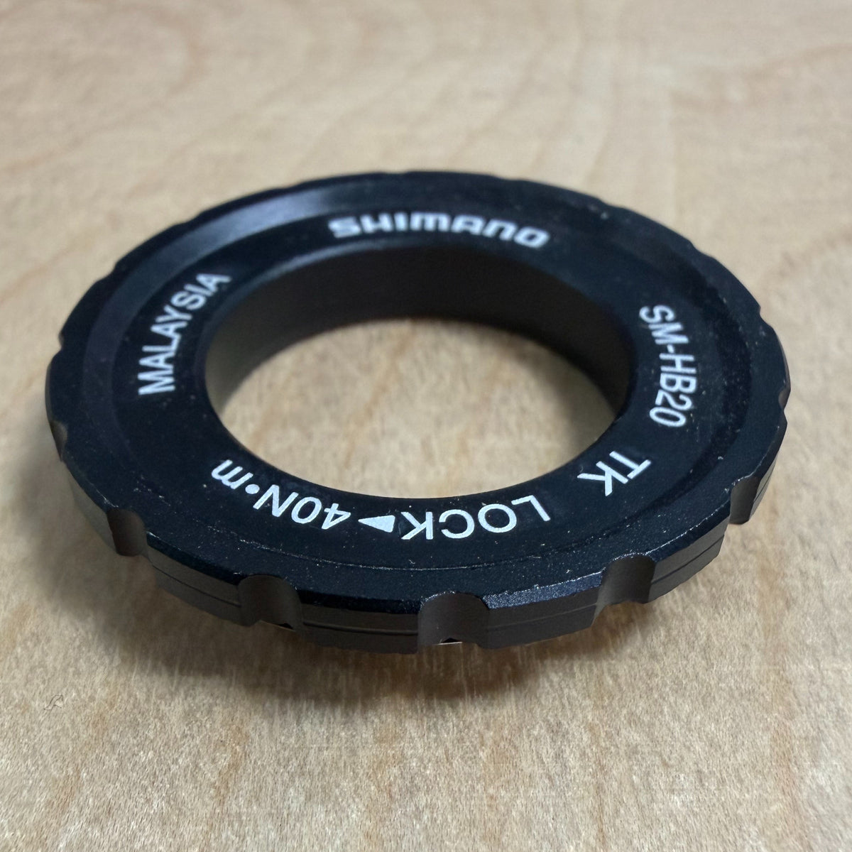 Shimano SM-HB20 15/20mm External Lockring and Washer Bike Disc Brake Rotor Alternate 1