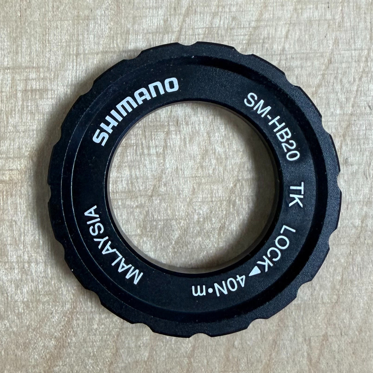 Shimano SM-HB20 15/20mm External Lockring and Washer Bike Disc Brake Rotor Alternate 3