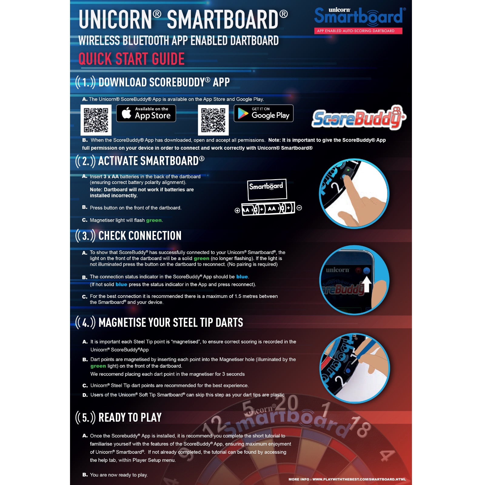 Unicorn Eclipse Smartboard Dartboard Alternate 10