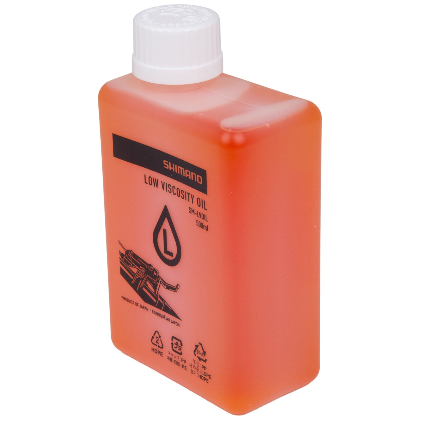 Shimano Mineral Oil Low Viscosity 500ml Yellow Bike Disc Brake Fluid Alternate 1