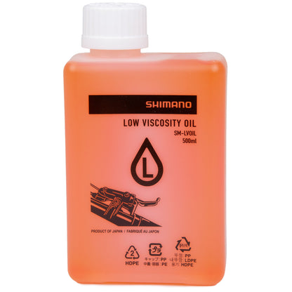 Shimano Mineral Oil Low Viscosity 500ml Yellow Bike Disc Brake Fluid