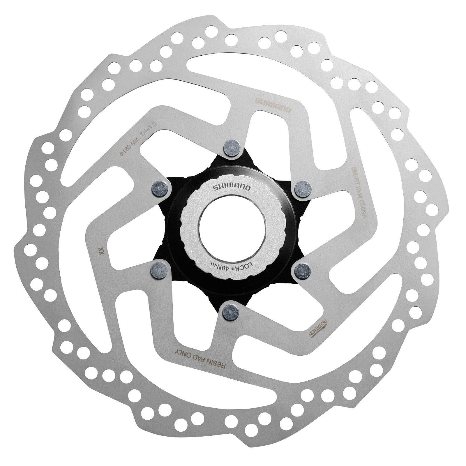 Shimano Tourney TX Centre-Lock for Resin Pads Only Internal and External Lockring Bike Disc Brake Rotor SM-RT10