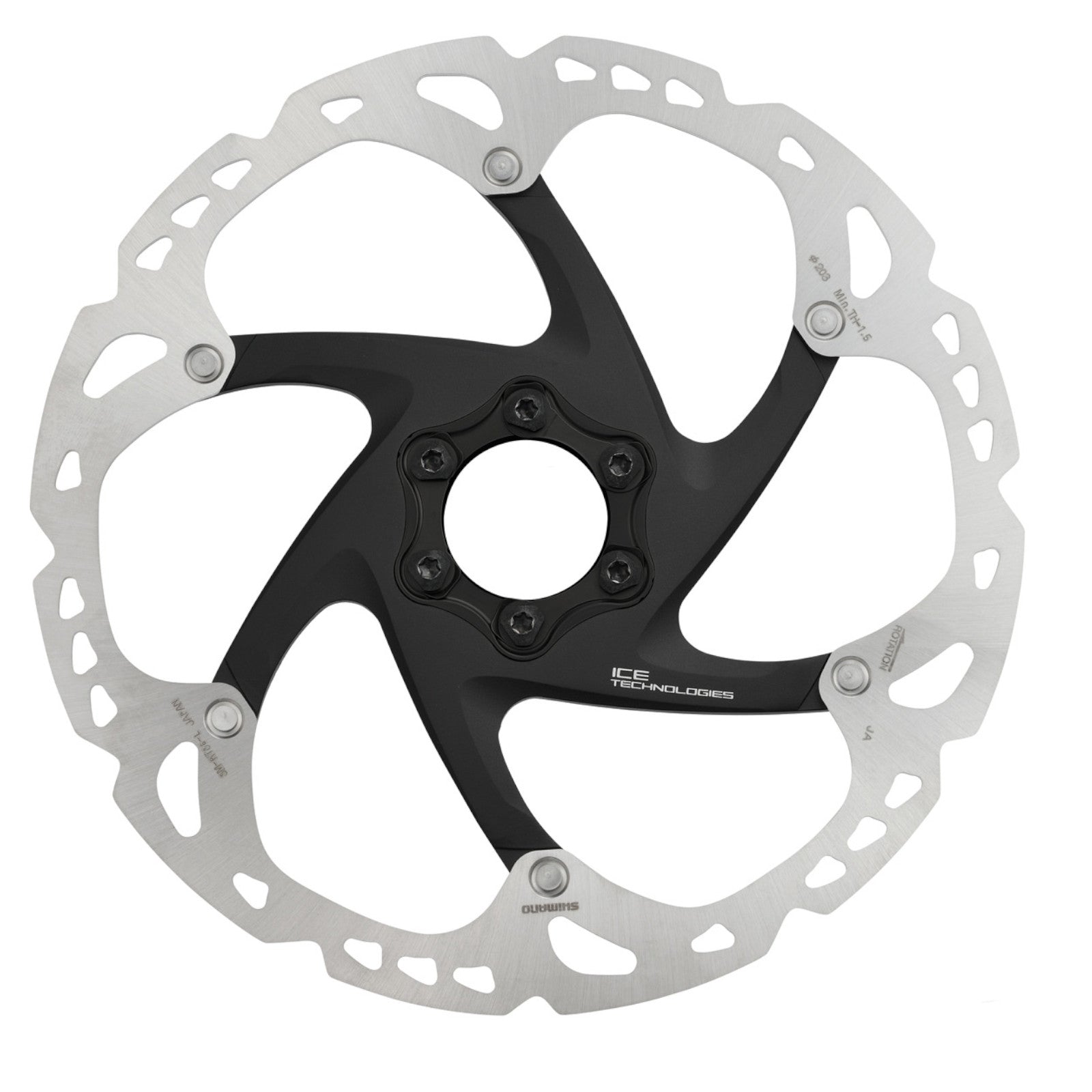 Shimano Deore XT Ice Tech 6 Bolt Bike Disc Brake Rotor SM-RT86