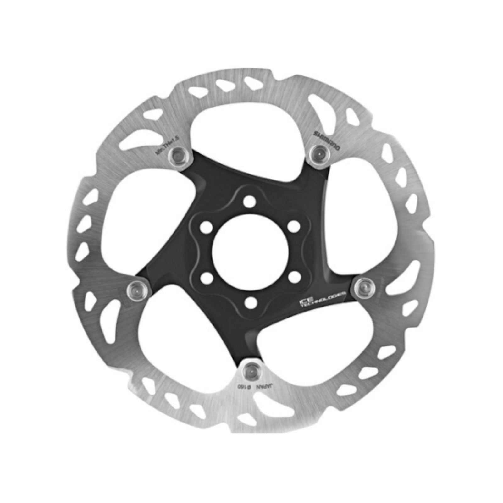 Shimano Shimano XT 160mm SM-RT86 Ice Tec 6 Bolt Bike Disc Brake Rotor