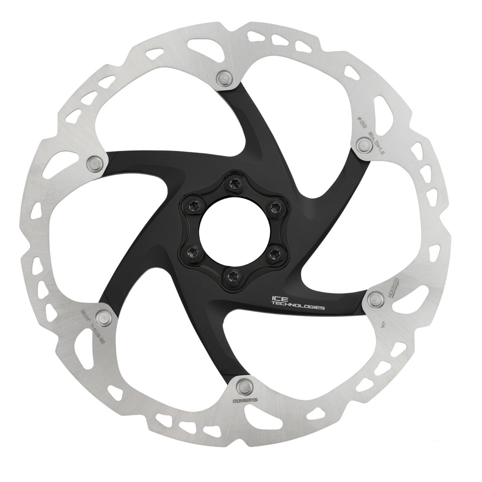 Shimano Deore XT Ice Tech 6 Bolt Bike Disc Brake Rotor SM-RT86