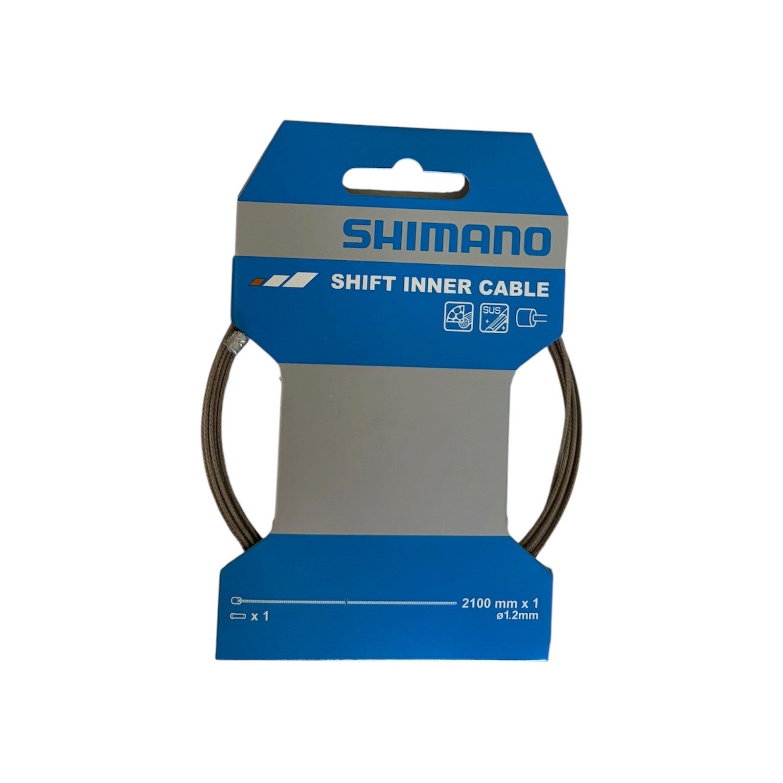 Shimano Stainless Steel MTB / Road Bike Inner Cable 12.mm x 2100mm Single Alternate 3