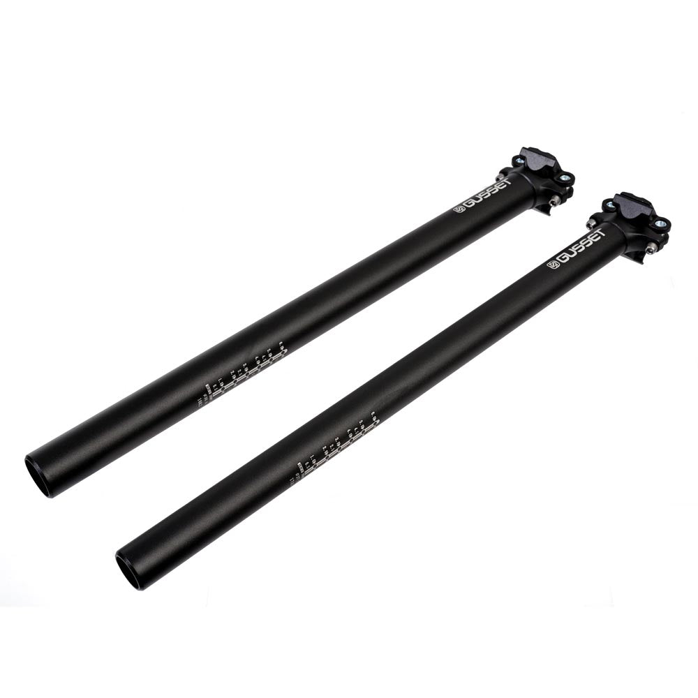Gusset Lofty Black 31.6mm Bike Seatpost