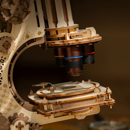 ROKR Microscope Mechanical Wooden 3D Puzzle ST005 3D Puzzle Alternate 12