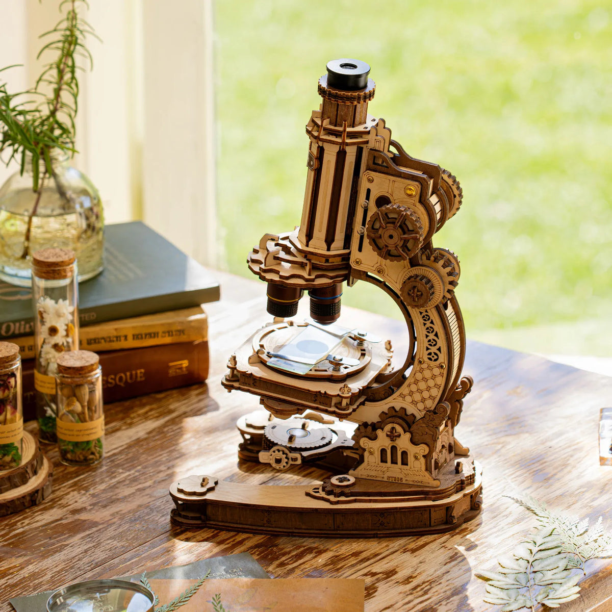 ROKR Microscope Mechanical Wooden 3D Puzzle ST005 3D Puzzle Alternate 6