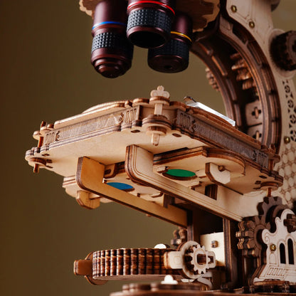 ROKR Microscope Mechanical Wooden 3D Puzzle ST005 3D Puzzle Alternate 5