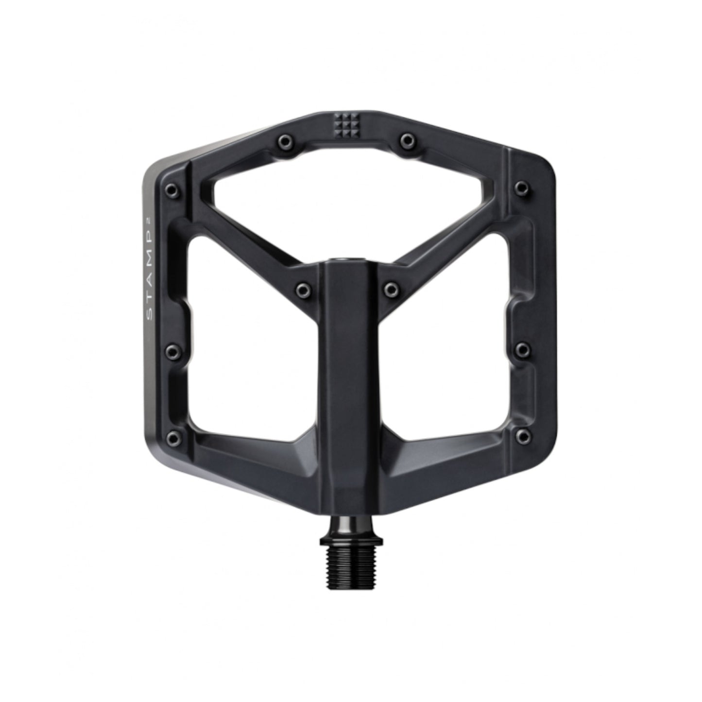 Crank Brothers Stamp 2 V2 Black Large 9/16 Inch Platform Bike Pedals