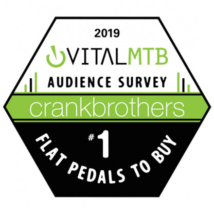 Crank Brothers Stamp 2 V2 Black Large 9/16 Inch Platform Bike Pedals Alternate 1