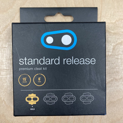 Crank Brothers Standard Cleats Gold / 6° Float Shimano SPD Bike Shoe Cleats Alternate 1