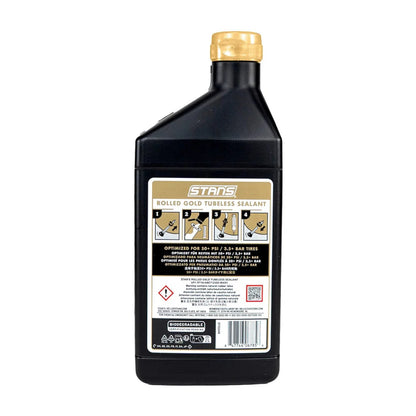 Stans NoTubes Rolled Gold 500ml Bike Tubeless Tyre Sealant Alternate 1