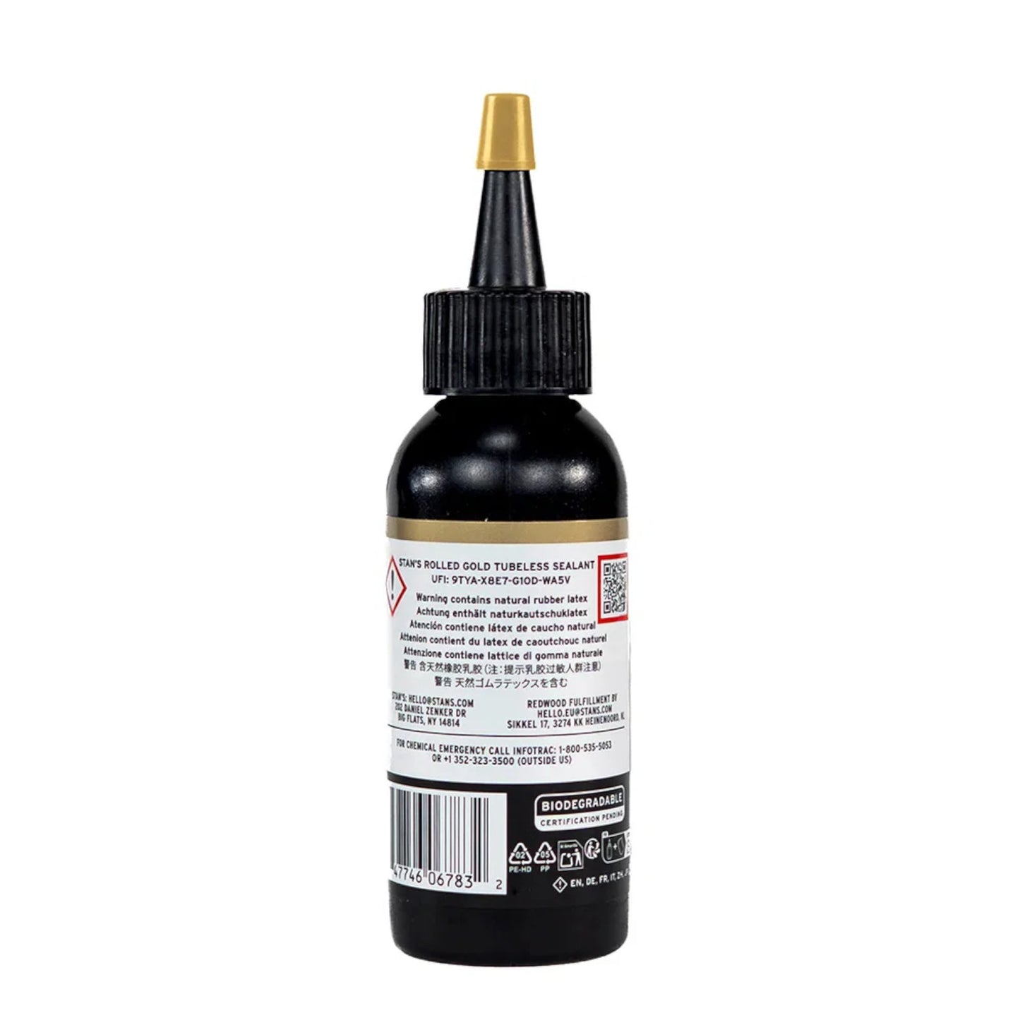 Stans NoTubes Rolled Gold 60ml Bike Tubeless Tyre Sealant Alternate 1
