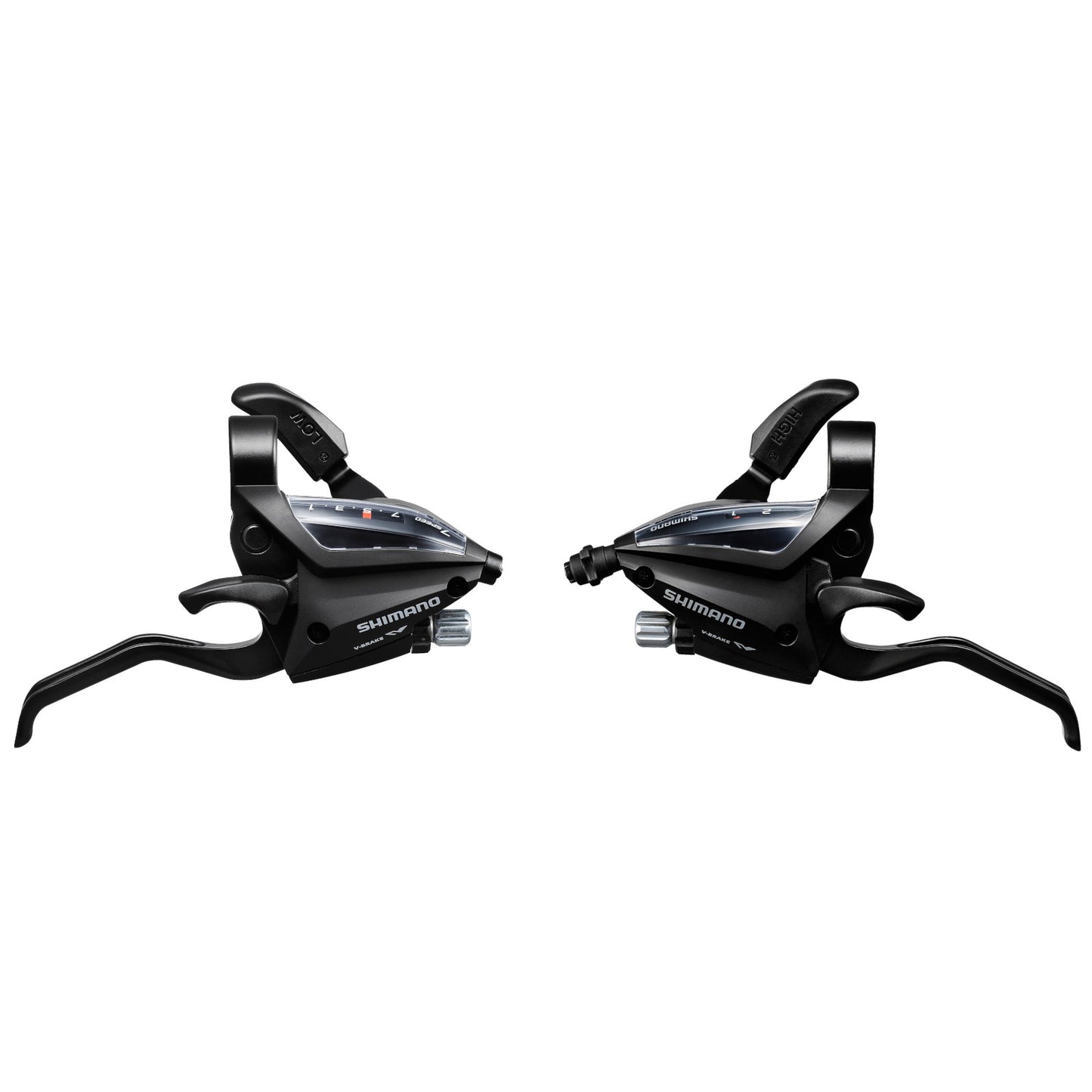 Shimano ST-EF500 EZ Fire Plus STI 2-Finger Lever 2x7 7 Speed Bike Shifter Set