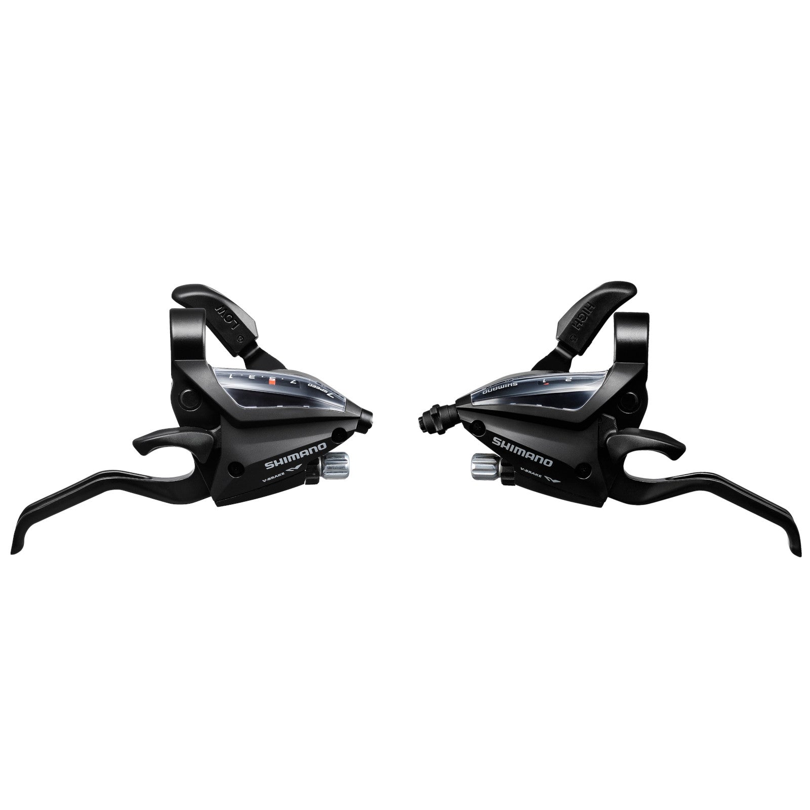 Shimano ST-EF500 EZ Fire Plus STI 2-Finger Lever 2x7 7 Speed Bike Shifter Set