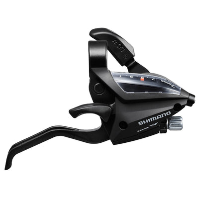 Shimano ST-EF500 EZ Fire Plus STI 2-Finger Lever 2x7 7 Speed Bike Shifter Set Alternate 2