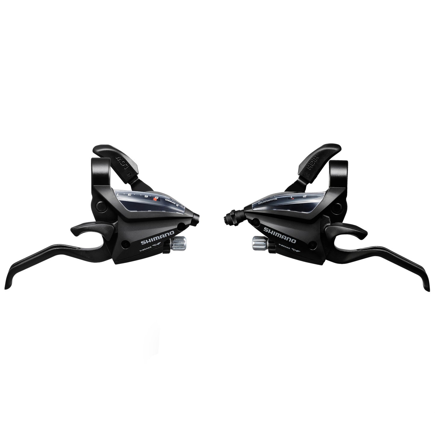Shimano ST-EF500 EZ Fire Plus STI Set 2-Finger Lever 2 x 8 Speed Black 8 Speed Bike Shifter Set