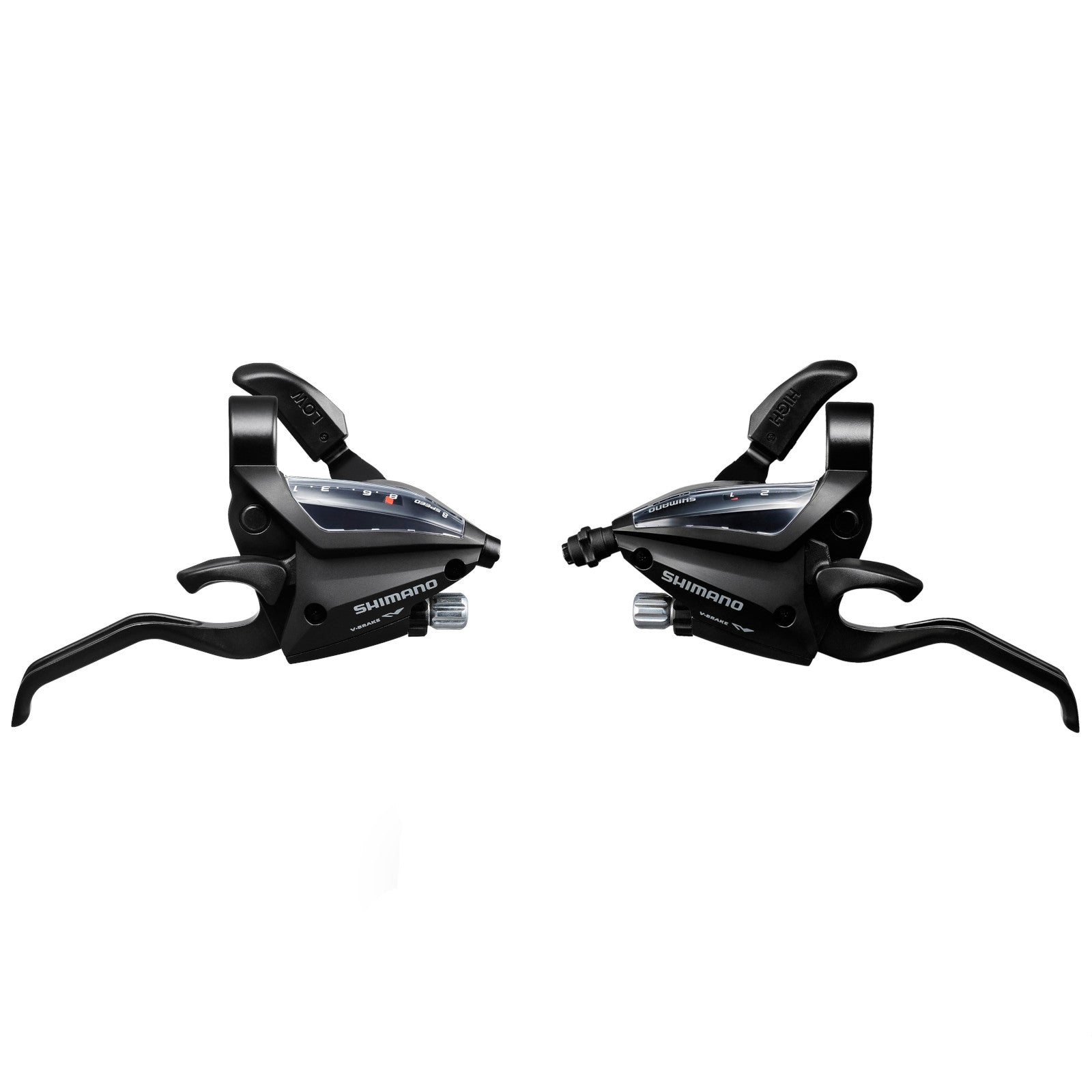 Shimano ST-EF500 EZ Fire Plus STI Set 2-Finger Lever 2 x 8 Speed Black 8 Speed Bike Shifter Set
