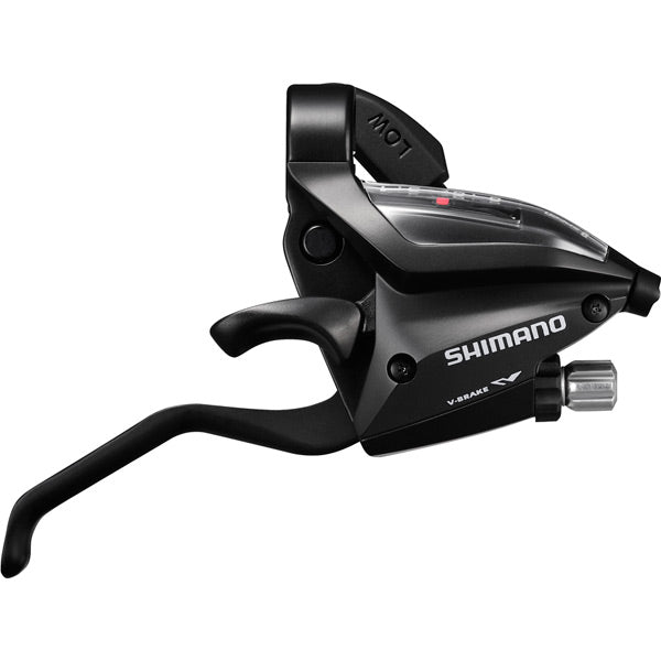 Shimano Shimano STI Shifter STEF500 7 Speed 2 Finger Set Black EZ Fire Plus 7 Speed Rear Bike Shifter