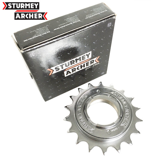 Sturmey Archer Freewheel 1/2 x 1/8" Single Speed Chrome Cog 18 Tooth Bike Single Speed Cassette Cog Alternate 1