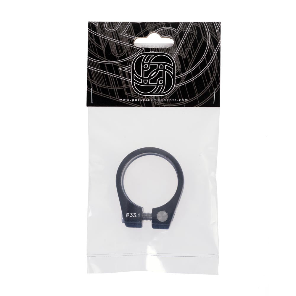 Gusset Clench Seatclamp Black 28.6mm Bike Seat Clamp Alternate 3