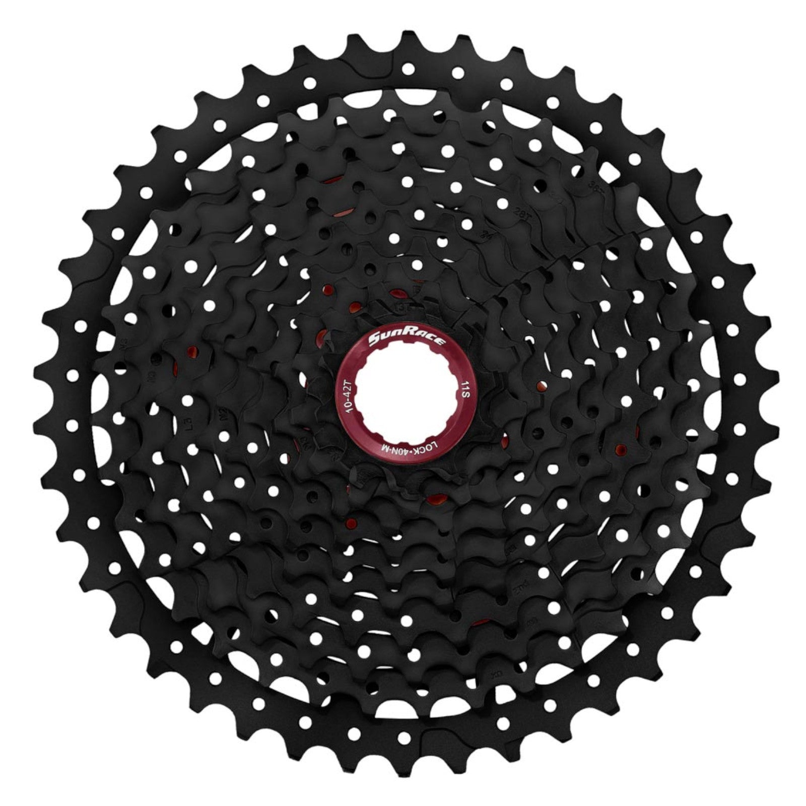 Sunrace CSMX8 11-42T 11 Speed Bike Cassette Black