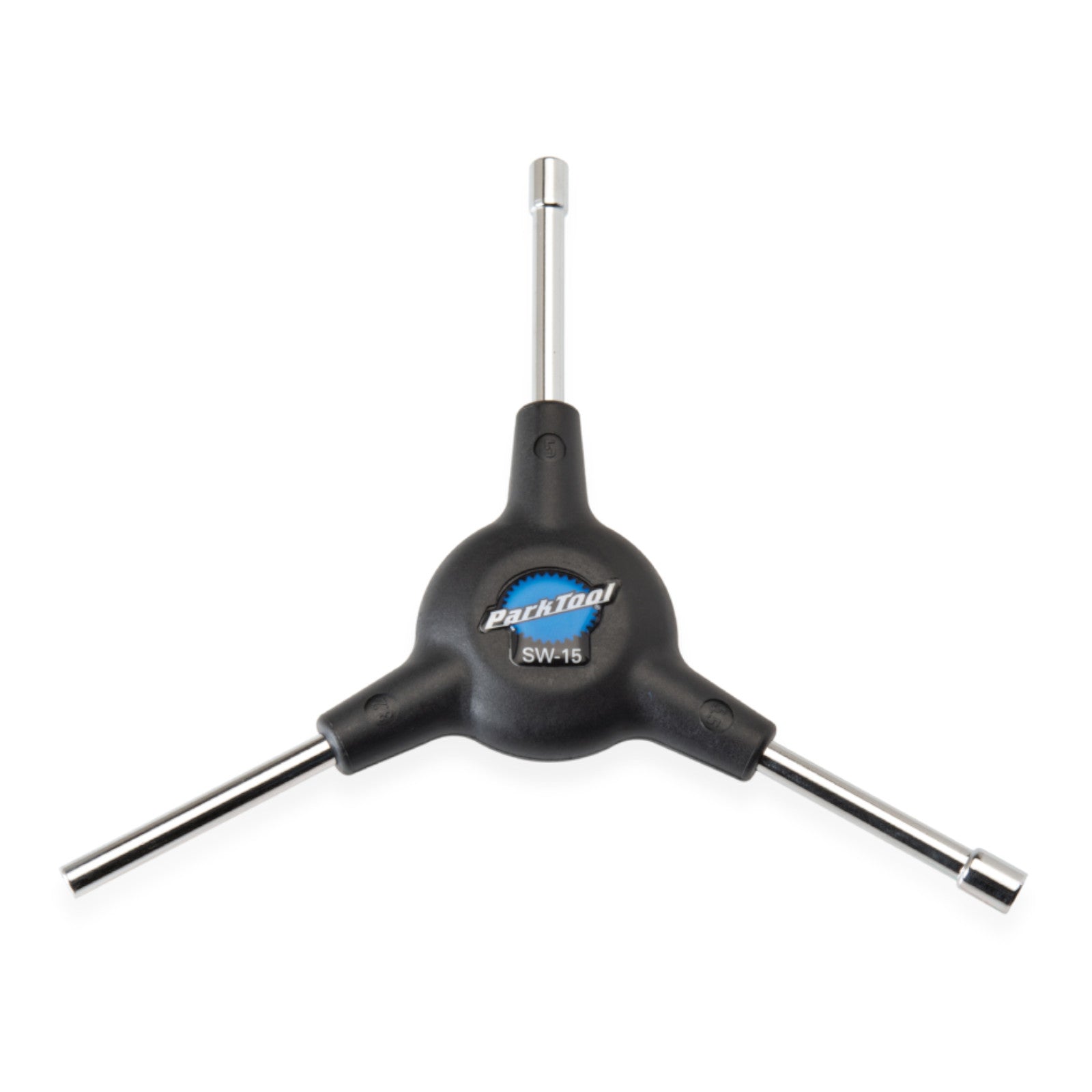 Park Tool Internal Nipple Wrench 3 Way: Square Drive, 5mm and 5.5mm Hexes SW-15 Allen Key Tool