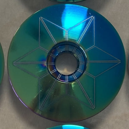 Capuchon supérieur de casque de vélo Supacaz Star Capz