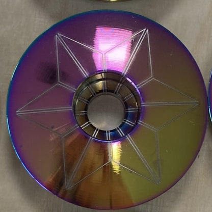 Capuchon supérieur de casque de vélo Supacaz Star Capz